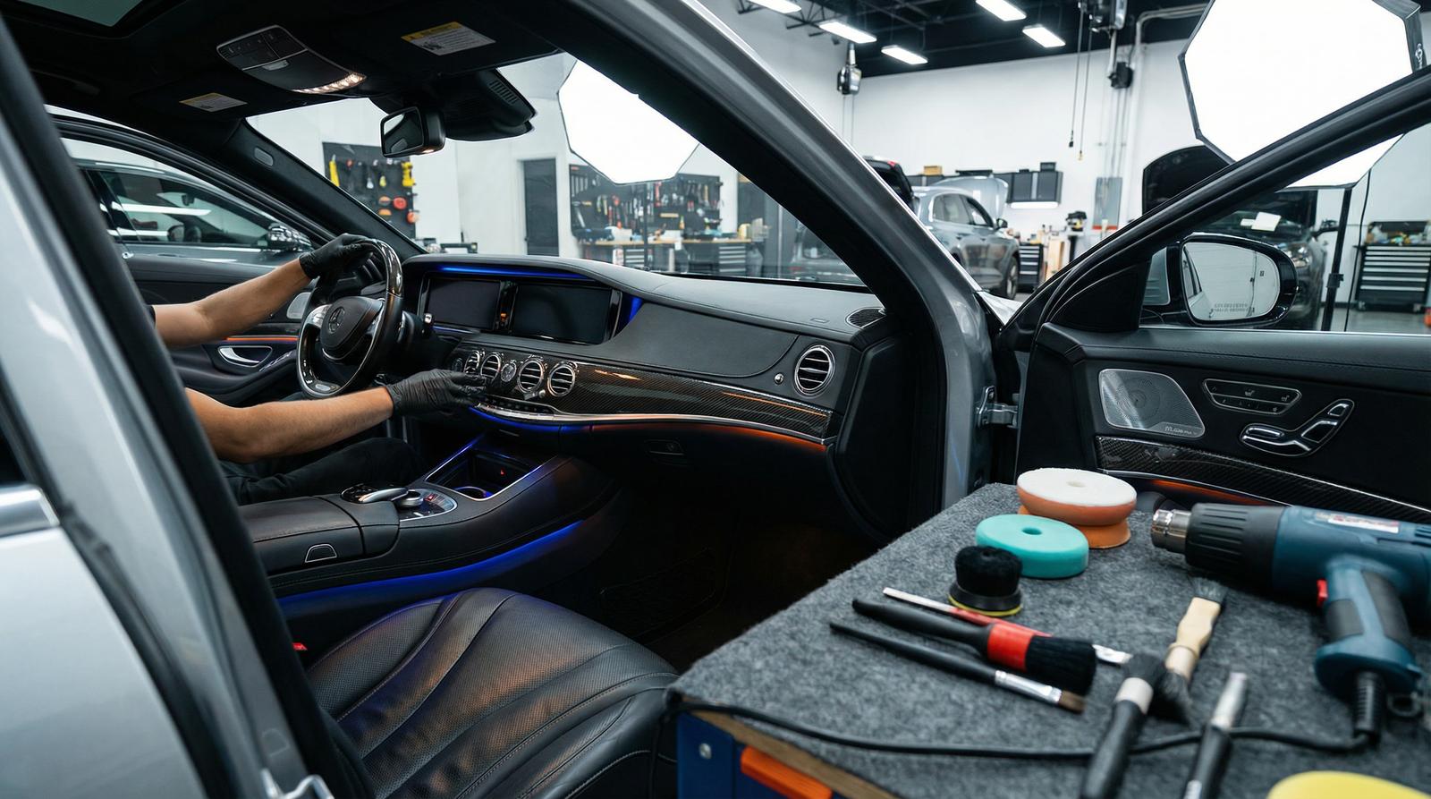 抖阴改装视频-碳纤维内饰改装