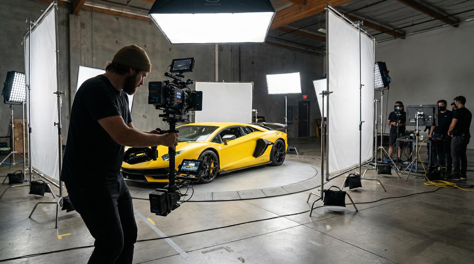 抖阴视频制作-汽车视频拍摄幕后